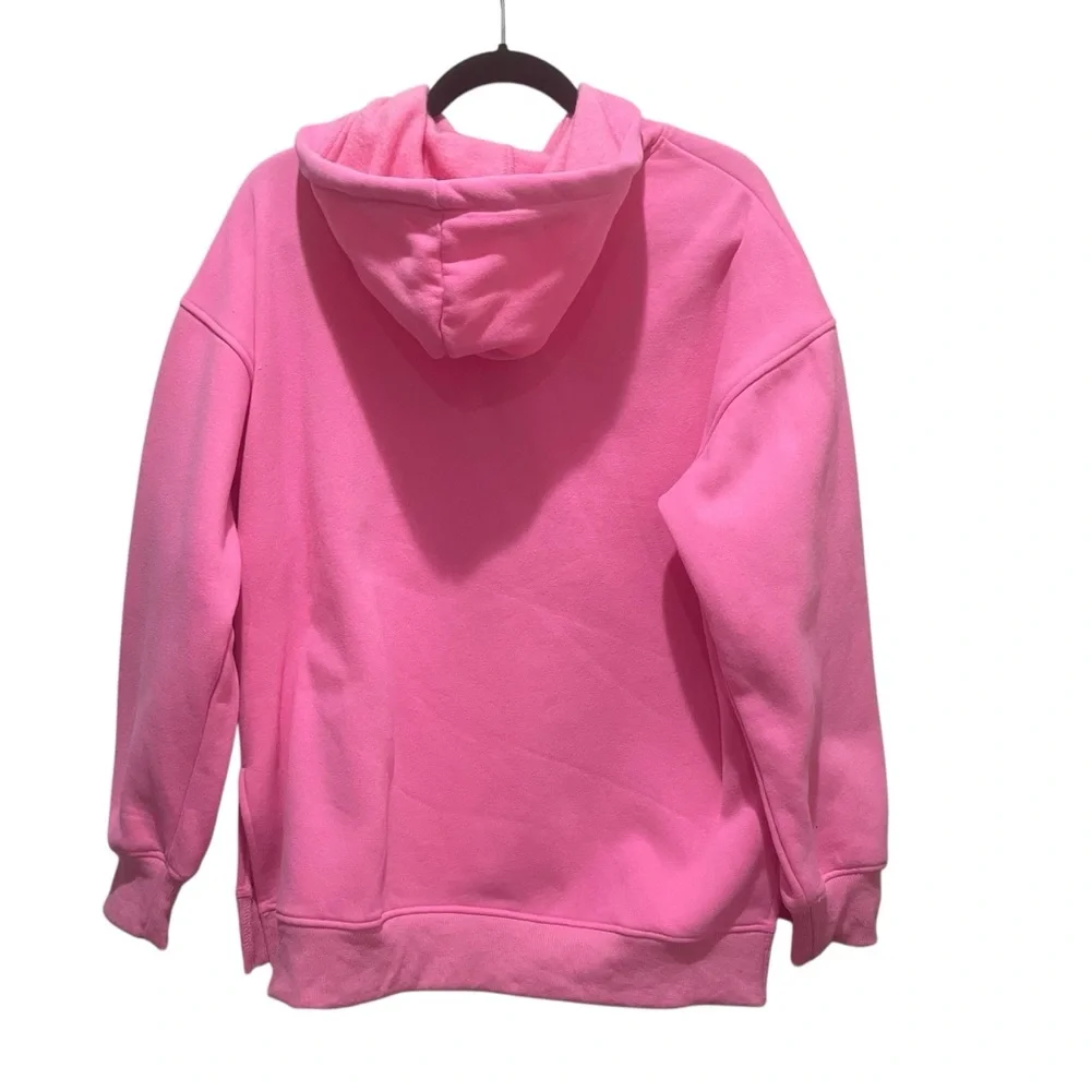 Saltywave Hoodie Pink Womens Size Medium Pullover Drawstring Kangaroo Pocket - Picture 7 of 7